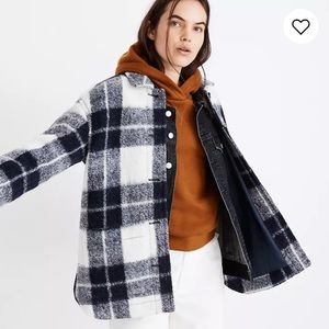 Madewell Walton Shirt-Jacket in Colleton Plaid